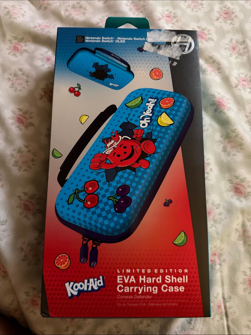 Limited Edition Blue EVA Hard Shell Carrying Case for Nintendo Switch